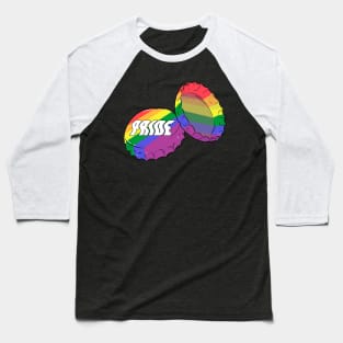 Gay Pride Bottle Caps Baseball T-Shirt